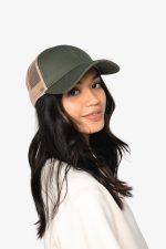 Casquette trucker écoresponsable 6 panneaux unisexe