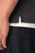 Polo écoresponsable délavé en jersey homme – Image 7