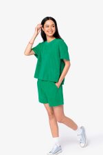 Short écoresponsable en éponge femme – Image 3