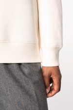 Sweat-shirt écoresponsable quart zip col polo à épaules tombantes unisexe – Image 9