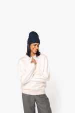 Sweat-shirt écoresponsable quart zip col polo à épaules tombantes unisexe – Image 5