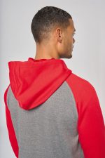 Veste molleton zippée capuche bicolore unisexe – Image 21