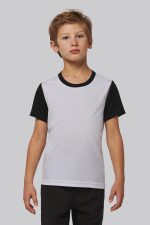 Maillot multisport manches courtes bicolore enfant