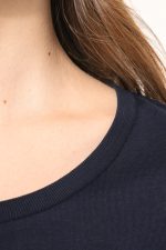 T-shirt Supima® col rond manches longues femme – Image 5