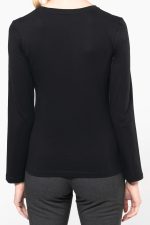 T-shirt Supima® col rond manches longues femme – Image 20