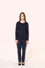 T-shirt Supima® col rond manches longues femme – Image 9