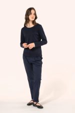 T-shirt Supima® col rond manches longues femme – Image 6