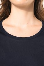 T-shirt Supima® col rond manches longues femme – Image 4
