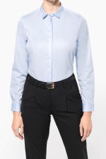 Chemise twill manches longues femme – Image 15