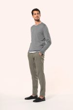Pull Supima® col rond homme – Image 3