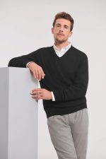Pullover homme col v