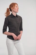 Chemise fittée femme manches 3/4 – Image 3