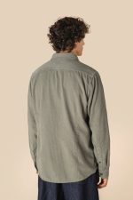 Surchemise écoresponsable délavée en velours côtelé homme – Image 4