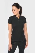 Polo Day To Day contrasté manches courtes femme – Image 34