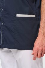 Blouse polycoton avec boutons-pression homme – Image 6