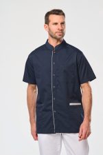 Blouse polycoton avec boutons-pression homme – Image 3
