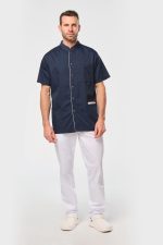 Blouse polycoton avec boutons-pression homme – Image 4