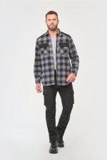 Chemise à carreaux avec poches homme – Image 7