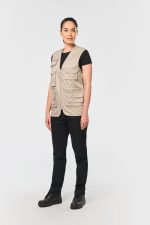 Gilet polycoton multipoches doublé unisexe – Image 14