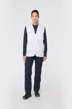 Gilet polycoton multipoches doublé unisexe – Image 7