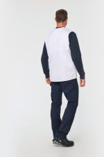 Gilet polycoton multipoches doublé unisexe – Image 3