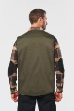 Gilet polycoton multipoches doublé unisexe – Image 10