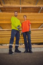 Pantalon cargo unisexe avec bas élastiqué et bande réfléchissante – Image 19