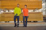 Pantalon cargo unisexe avec bas élastiqué et bande réfléchissante – Image 12