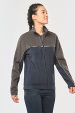 Veste micropolaire bicolore écoresponsable unisexe – Image 8