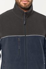 Veste micropolaire bicolore écoresponsable unisexe – Image 11