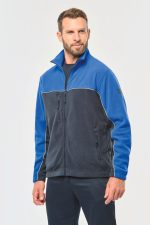 Veste micropolaire bicolore écoresponsable unisexe – Image 2