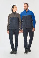 Veste micropolaire bicolore écoresponsable unisexe