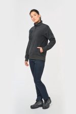 Polaire écoresponsable col zippé unisexe – Image 48