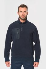 Polaire écoresponsable col zippé unisexe – Image 7