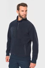Polaire écoresponsable col zippé unisexe – Image 9