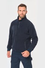 Polaire écoresponsable col zippé unisexe – Image 49