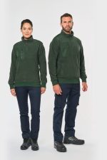 Polaire écoresponsable col zippé unisexe – Image 50
