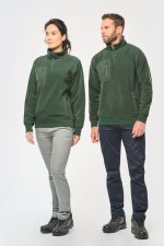 Polaire écoresponsable col zippé unisexe – Image 23