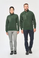 Polaire écoresponsable col zippé unisexe – Image 24