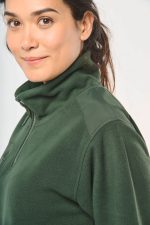 Polaire écoresponsable col zippé unisexe – Image 28