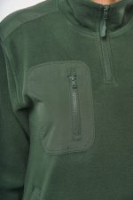 Polaire écoresponsable col zippé unisexe – Image 29