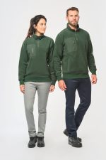 Polaire écoresponsable col zippé unisexe – Image 22