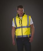 Bodywarmer softshell haute visibilité – Image 3