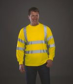 T-shirt haute visibilité manches longues – Image 2